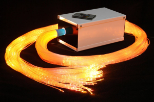 Пучок фибероптических волокон с боковым точечным свечением «Звёздный дождь» 200х2 м в комплекте с источником света - fgospostavki.ru - Иркутск