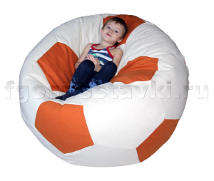 Кресло "Футбольный мяч" с гранулами с чехлом из жаккарда - fgospostavki.ru - Иркутск