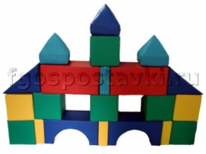 Мягкий модуль-конструктор "Городок" (21 элемент) - fgospostavki.ru - Иркутск