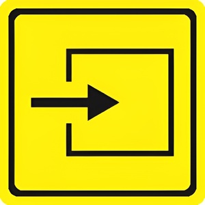 Тактильный знак (вход в помещение) 150х150 - fgospostavki.ru - Иркутск