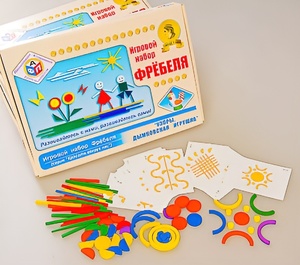 Игровой набор Фребеля "Узоры. Дымковская игрушка" (серия "Красота вокруг нас") - fgospostavki.ru - Иркутск