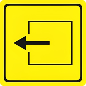 Тактильный знак (выход из помещения) 100х100 - fgospostavki.ru - Иркутск