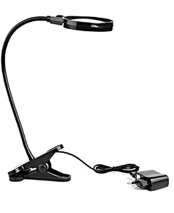 Лупа настольная на прищепке с подсветкой (5х) - fgospostavki.ru - Иркутск