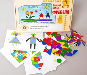 Игровой набор Фребеля "Конструктор плоскостной-4" (Серия "Эксперимент") - fgospostavki.ru - Иркутск