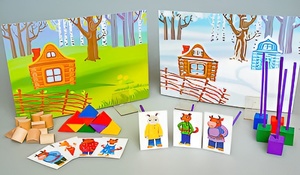 Игровой набор Фребеля "Заюшкина избушка" (серия "Сказочный мир". Выпуск 1) - fgospostavki.ru - Иркутск