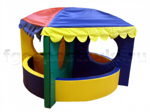 Сухой бассейн-трансформер "Карусель" 6 элементов с шариками - fgospostavki.ru - Иркутск