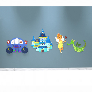 Комплект бизибордов «В сказочном королевстве» 4 в 1 - fgospostavki.ru - Иркутск