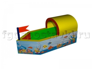 Сухой бассейн "Кораблик" с шелкографией - fgospostavki.ru - Иркутск