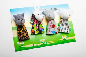 Пальчиковый театр "Волк и козлята" (4 персонажа) - fgospostavki.ru - Иркутск