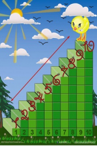 Интерактивная таблица на магнитах "Лесенка для счета" - fgospostavki.ru - Иркутск