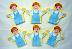 Набор рукавичек "Эмоции (мальчики)" 6 штук - fgospostavki.ru - Иркутск