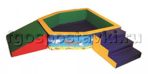 Сухой бассейн "Морская крепость" 1,5х1,2 метра - fgospostavki.ru - Иркутск