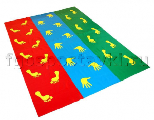 Детский мат "Следочки, ладошки, пяточки, цыпочки" - fgospostavki.ru - Иркутск