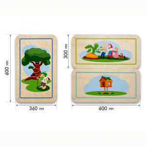 Набор стеновых панелей «Мир сказки - У Лукоморья» - fgospostavki.ru - Иркутск