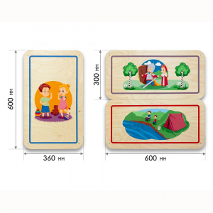 Набор стеновых панелей «Мои увлечения - Любимые занятия» - fgospostavki.ru - Иркутск