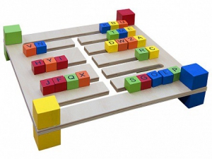 Фронтальное наглядное игровое пособие "Двухсторонний английский алфавит" - fgospostavki.ru - Иркутск