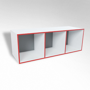 Открытая настенная полка-3-х секционная ТР3 ЛДСП  - fgospostavki.ru - Иркутск