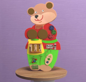 Бизиборд «Мишка Потапыч» - fgospostavki.ru - Иркутск