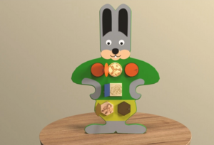 Бизиборд «Серый заинька» - fgospostavki.ru - Иркутск