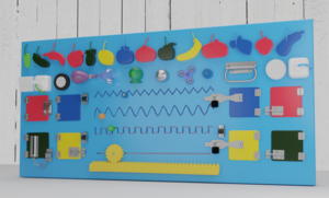 Бизиборд «Фрукты и овощи» - fgospostavki.ru - Иркутск