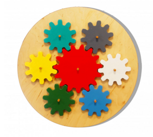 Бизиборд «Цветные шестеренки» - fgospostavki.ru - Иркутск