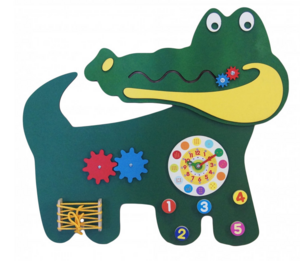 Бизиборд «Зеленый крокодил» - fgospostavki.ru - Иркутск