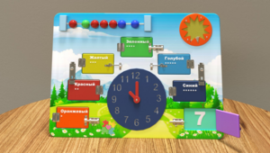 Настенная панель «Изучение цифр и цветов» - fgospostavki.ru - Иркутск