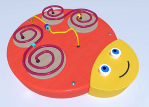 Настенный игровой элемент в виде головы гусеницы - fgospostavki.ru - Иркутск