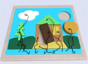 Настенная панель «Домик» - fgospostavki.ru - Иркутск