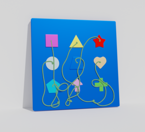 Тактильно-развивающая панель «Геометрия» - fgospostavki.ru - Иркутск