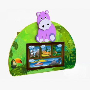 Сенсорный настенный коррекционно-развивающий комплекс Бегемотик - fgospostavki.ru - Иркутск