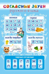 Стенд "Согласные русского языка" - fgospostavki.ru - Иркутск