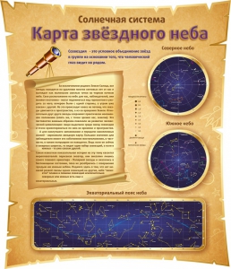 Стенд "Карта звездного неба" - fgospostavki.ru - Иркутск
