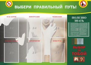 Стенд "Выбери правильный путь!" - fgospostavki.ru - Иркутск