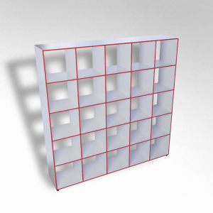 Шкаф открытый многосекционный ТР25 ЛДСП - fgospostavki.ru - Иркутск