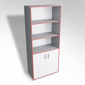 Шкаф широкий открытый с закрытой тумбой ТР2 ЛДСП - fgospostavki.ru - Иркутск