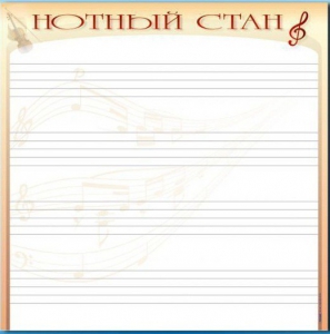 Доска магнитно-маркерная "Нотный стан" - fgospostavki.ru - Иркутск