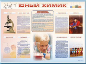Стенд-уголок "Юный химик" - fgospostavki.ru - Иркутск