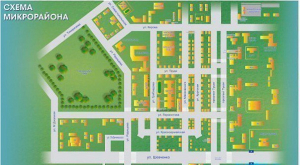 Магнитно-маркерная доска "Схема микрорайона" - fgospostavki.ru - Иркутск