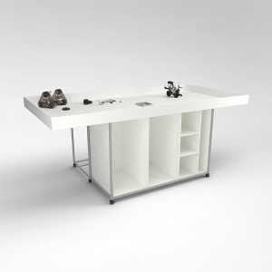 Стол для конструирования и робототехники с полками и местами хранения  - fgospostavki.ru - Иркутск