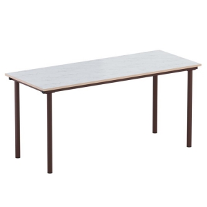 Стол обеденный 6-местный под скамейки на круглой трубе - fgospostavki.ru - Иркутск