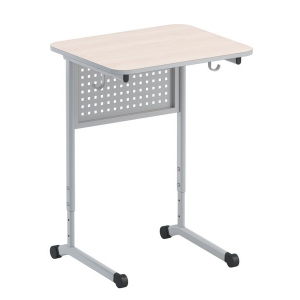 Стол ученический одноместный с перфорированной панелью - fgospostavki.ru - Иркутск