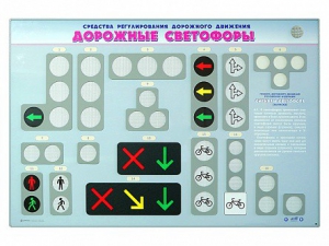 Базовый комплект светового оборудования "Дорожные светофоры" с сенсорным беспроводным пультом дистанционного управления - fgospostavki.ru - Иркутск