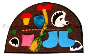 Тактильное панно "Ежик" - fgospostavki.ru - Иркутск