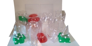 Набор прозрачных геометрических тел с сечением (разборный большой) - fgospostavki.ru - Иркутск