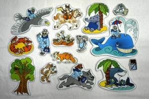 Дидактический набор навесных элементов «Сказка «Доктор Айболит» - fgospostavki.ru - Иркутск