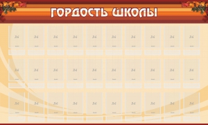 Стенд "Гордость школы" Вариант 2 - fgospostavki.ru - Иркутск