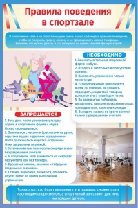 Стенд "Правила поведения в спортзале №1" - fgospostavki.ru - Иркутск