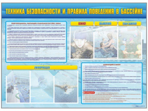 Стенд-уголок "Техника безопасности и правила поведения в бассейне" - fgospostavki.ru - Иркутск