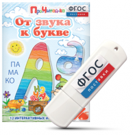 Игры для знакомства с буквами и звуками "От звука к букве" на USB - носителе - fgospostavki.ru - Иркутск